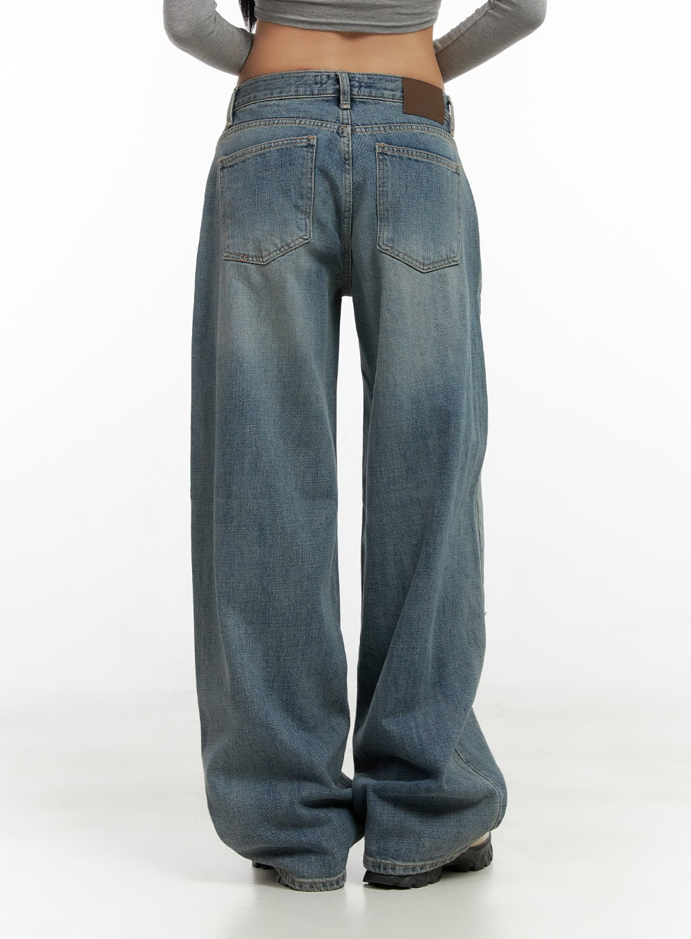 Nadia Washed Low-Waist Baggy Jeans CO424