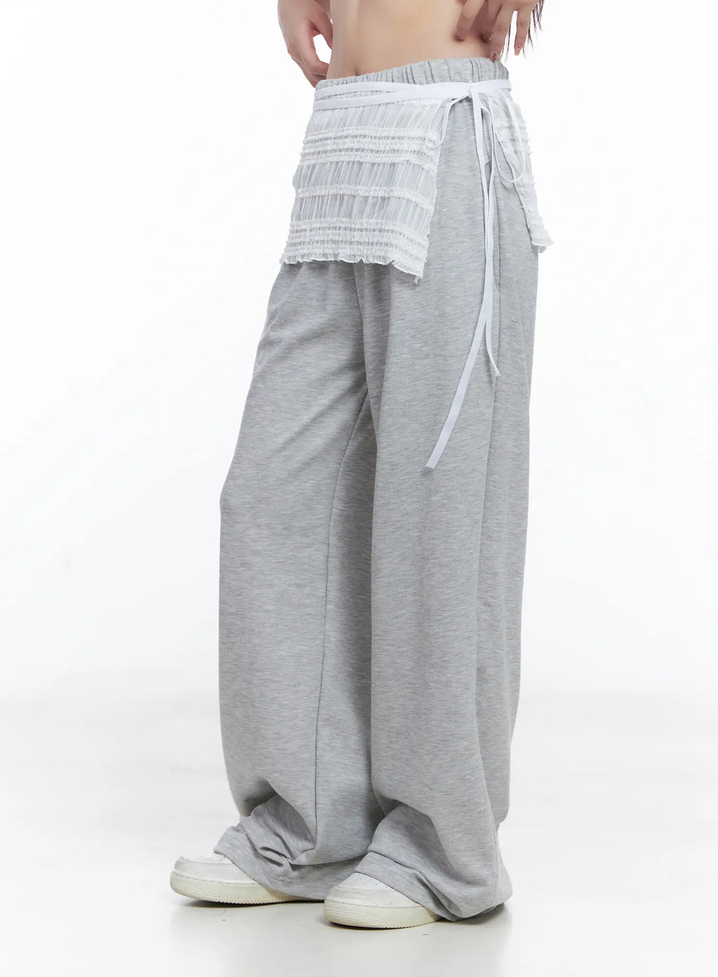 Lace Layered Wrap Mini Skirt CG529