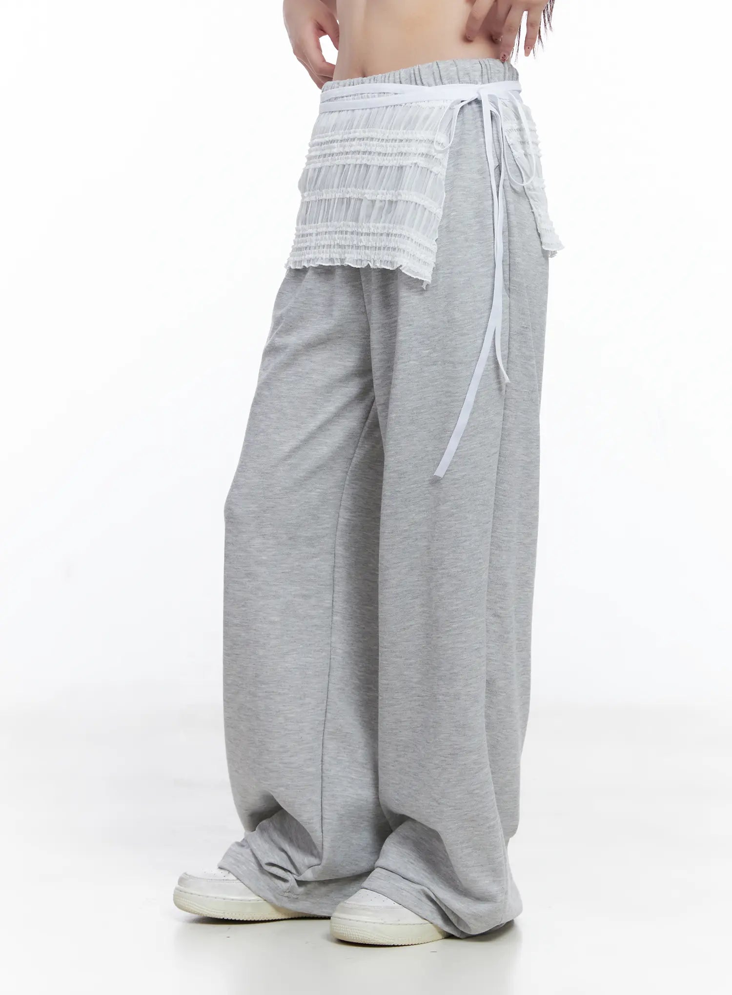 Lace Layered Wrap Mini Skirt CG529