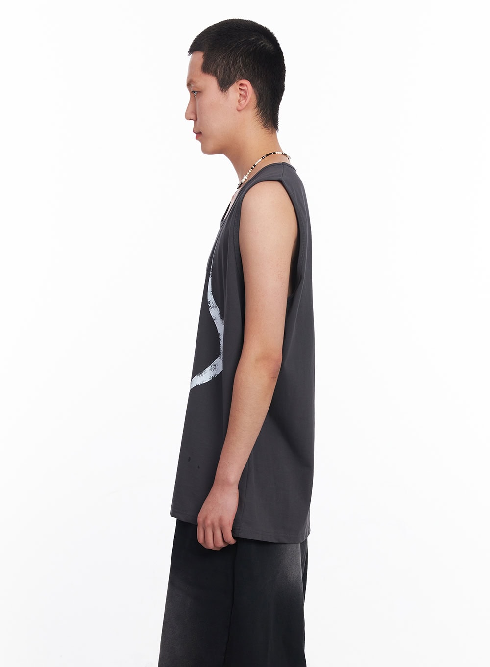 Men's Greed Graphic Sleeveless T-Shirt IU503
