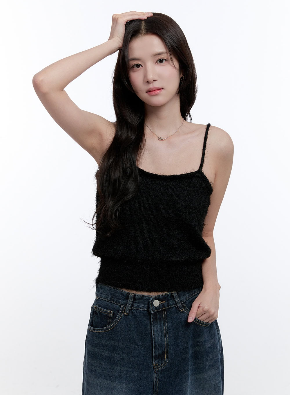 Fuzzy Bolero Cardigan & Tank Set ON418