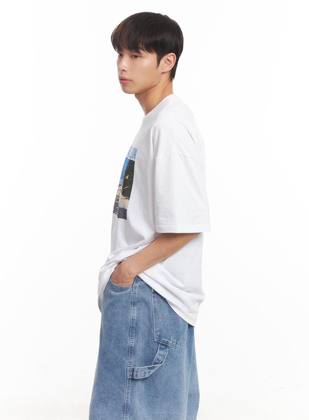 Men's Graphic Print T-Shirt IA521