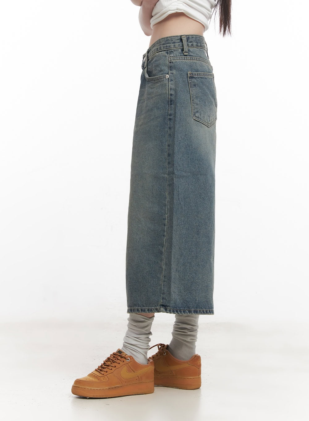 Washed Oversized Baggy Jorts CM520