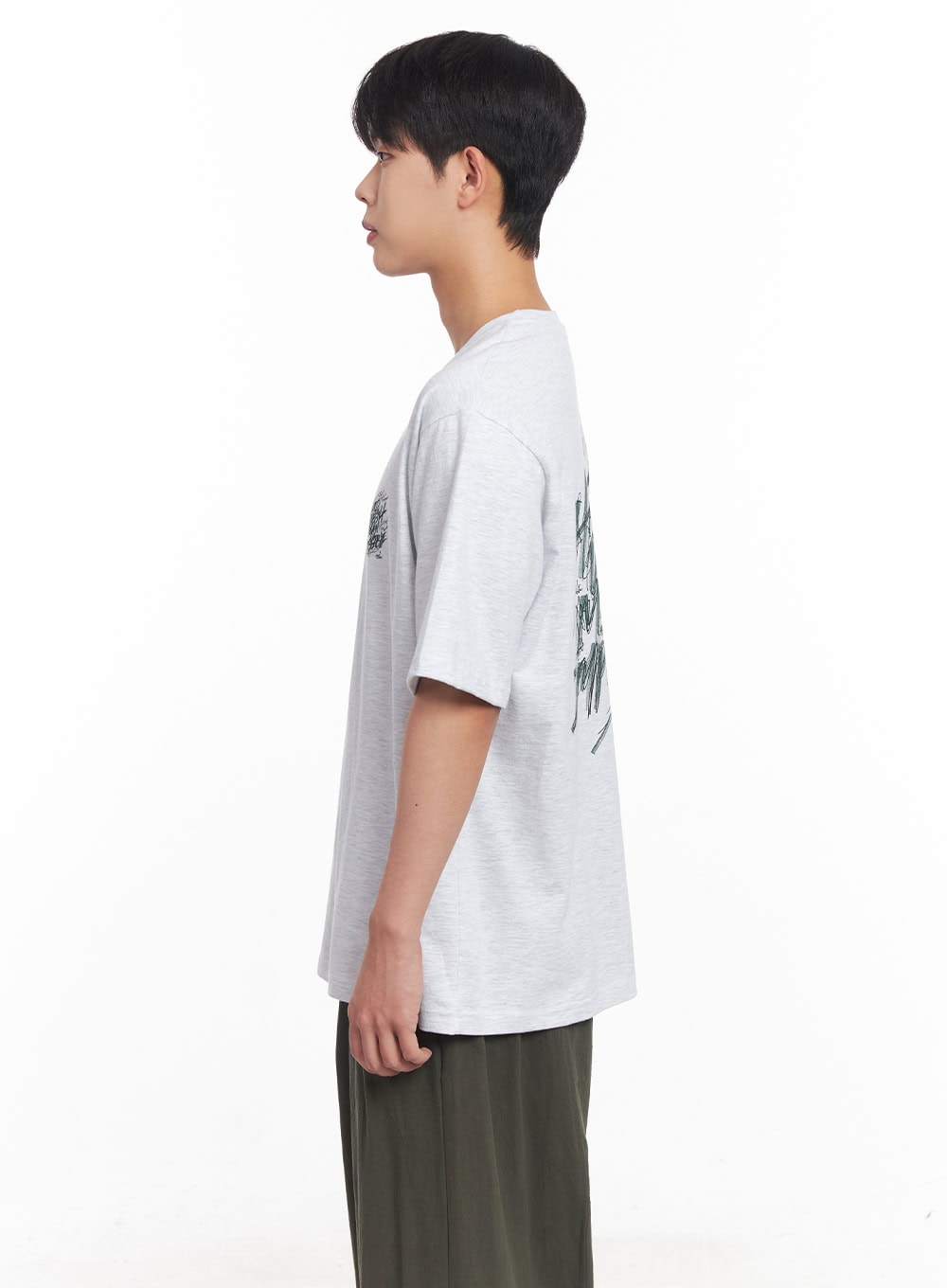 Men's Graffiti Print T-Shirt IY520