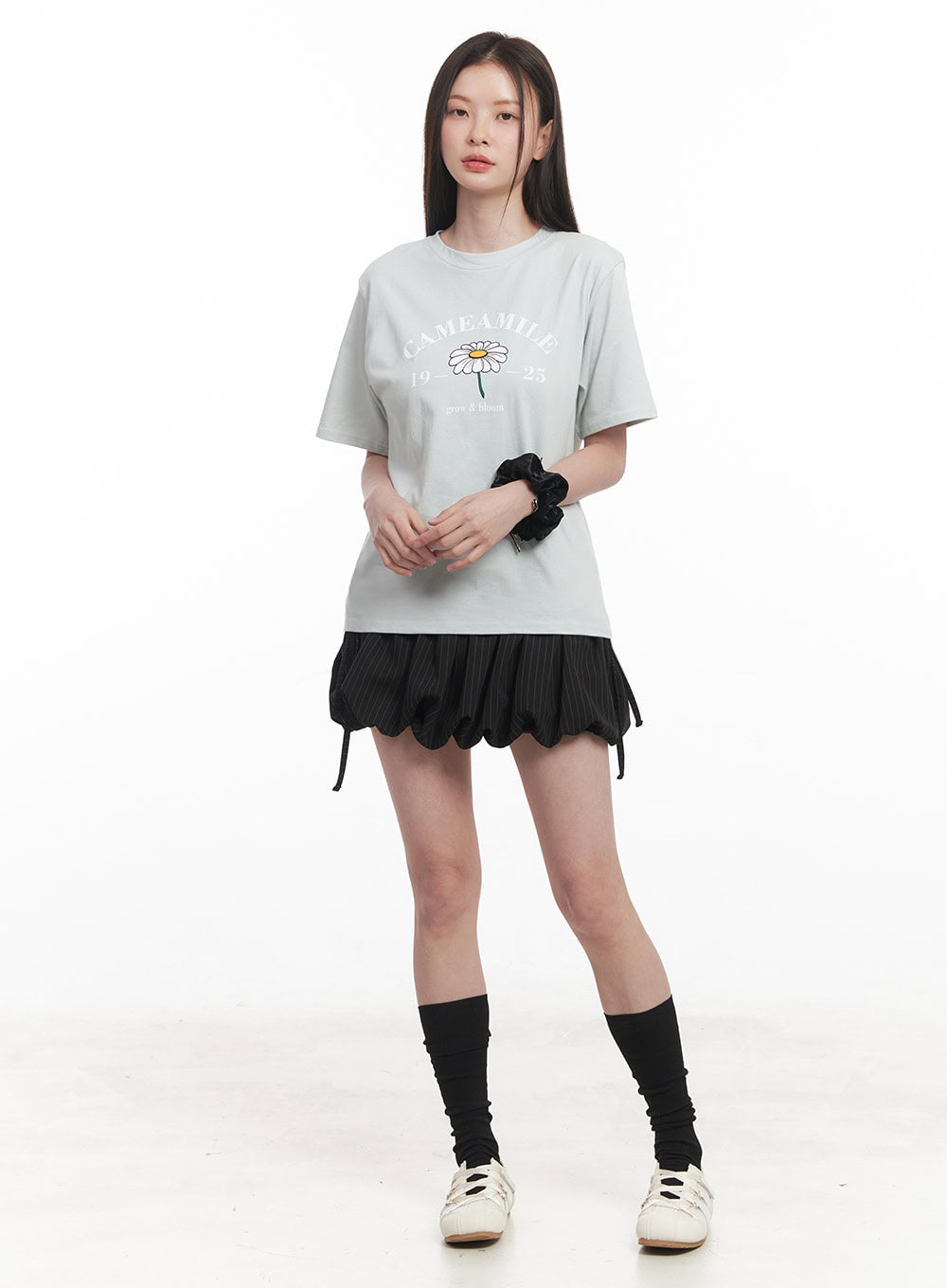 Graphic Flower T-Shirt  IY509