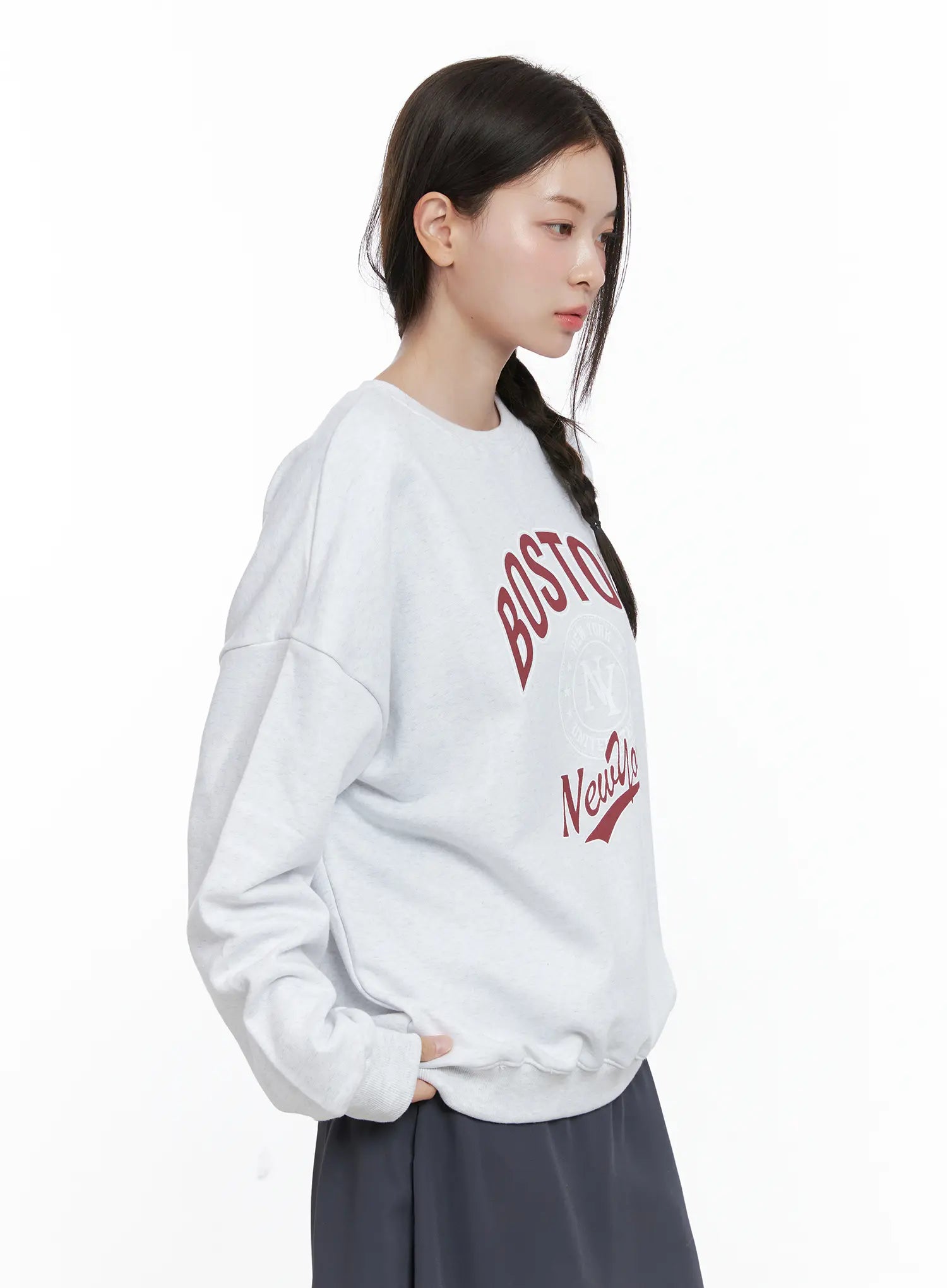 Lettering Oversized Sweatshirt CO503