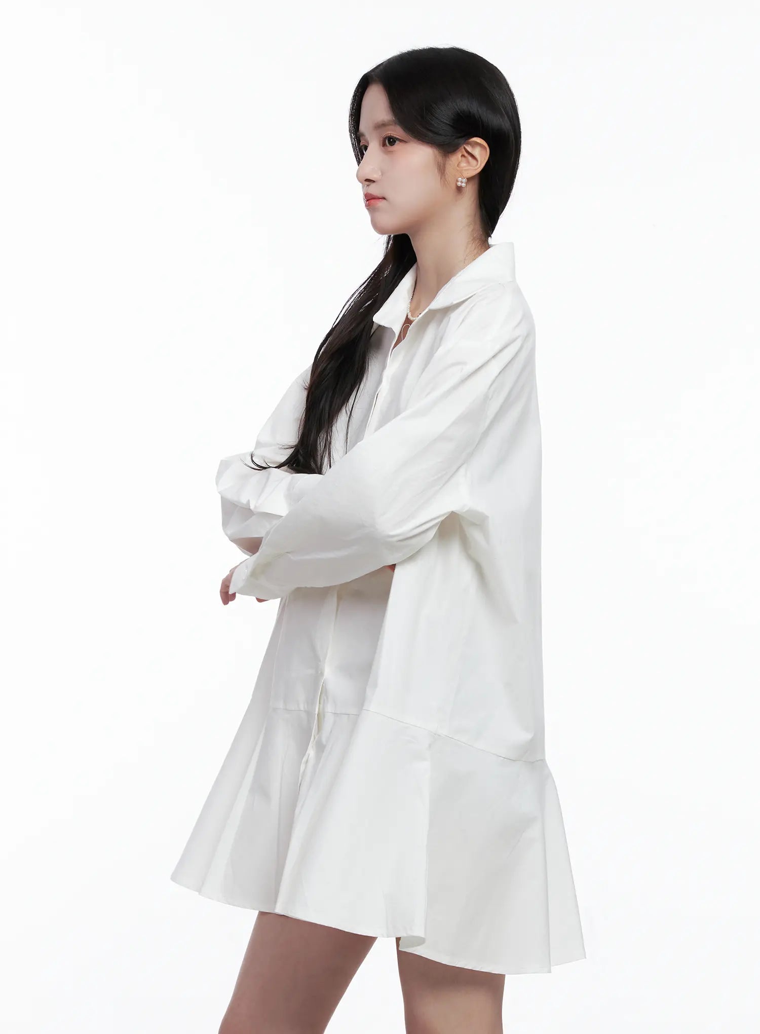 Button-Up Midi Dress CS519