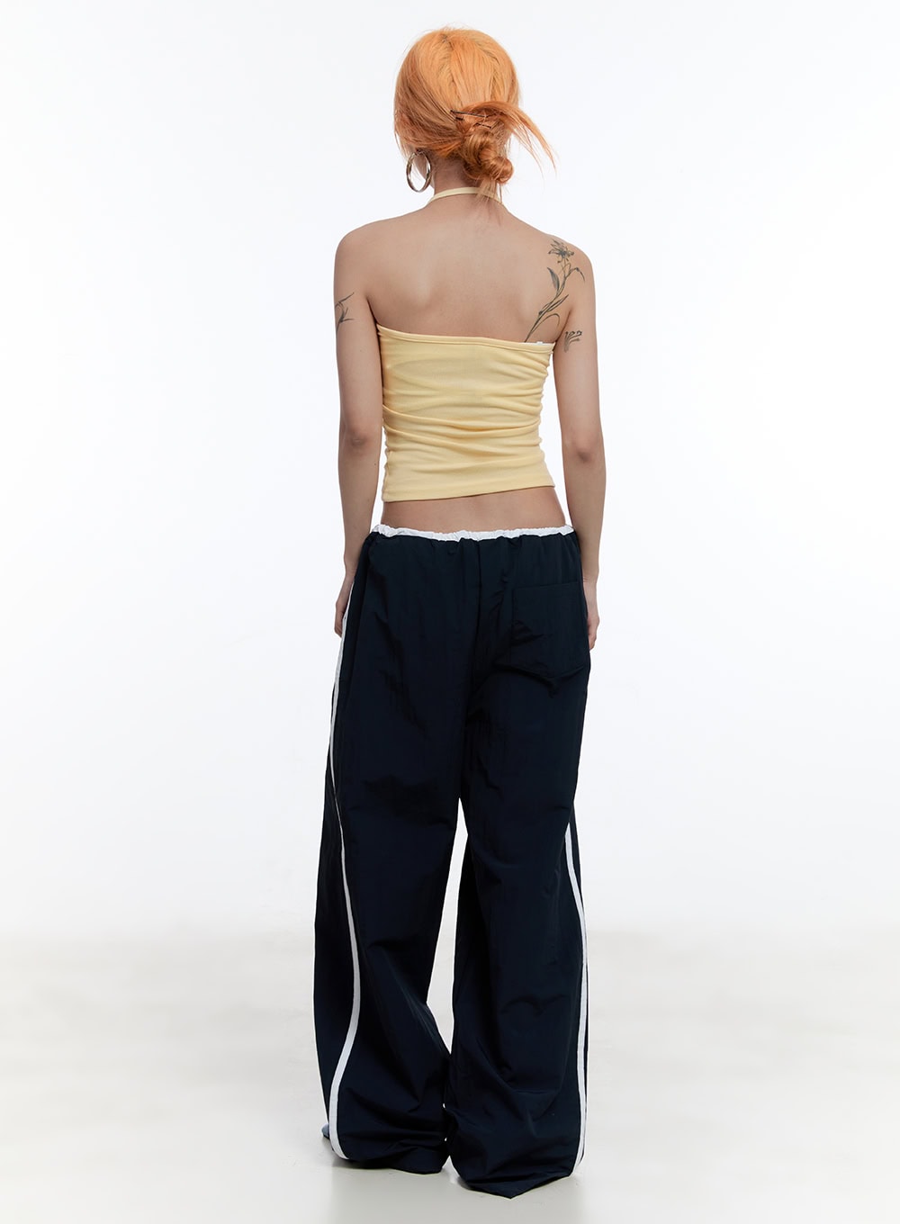 Ribbon Halter Crop Top CU502