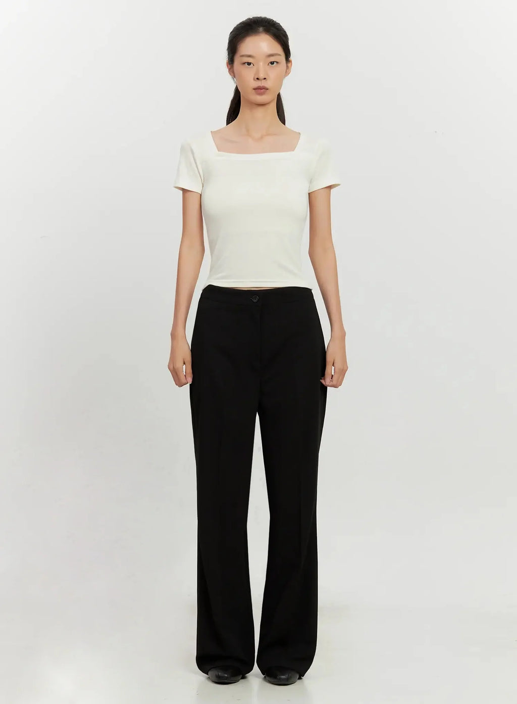Classic Square-Neck Top IL528