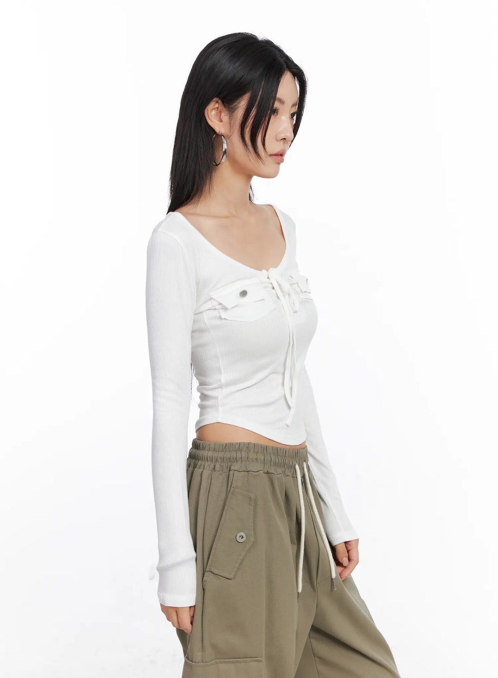 Crop Long Sleeve Corset CC1809