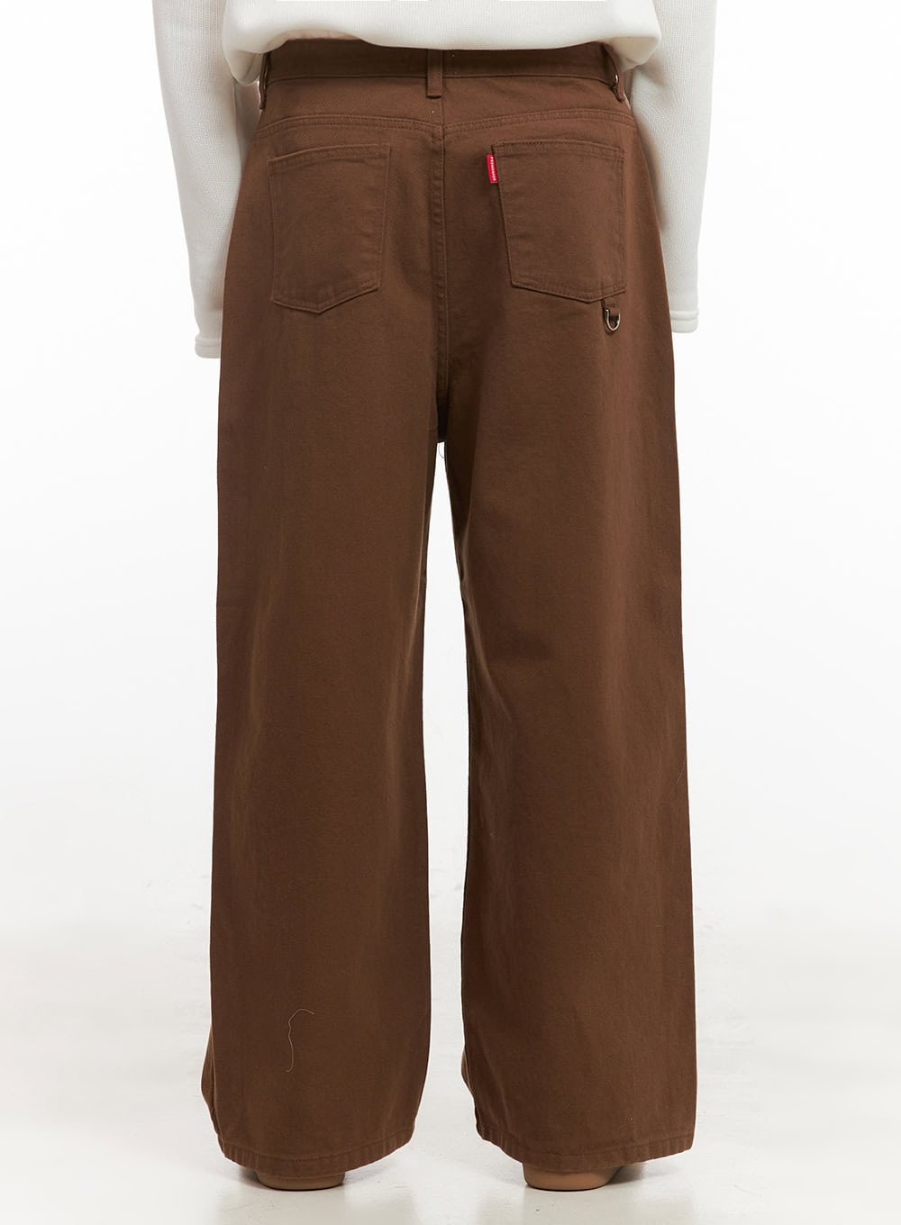 Men's Comfortable Wide-Fit Solid Color Pants IJ517