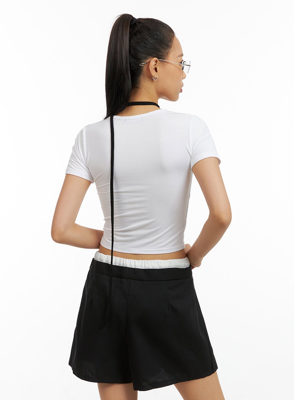 Basic Square Neck Crop Top IG405