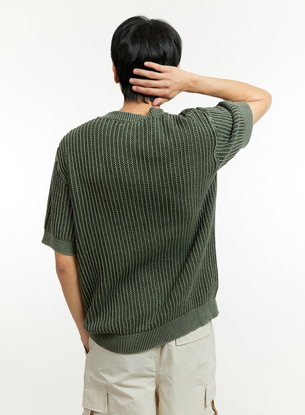 Men's Knit Sweater T-Shirt IL412