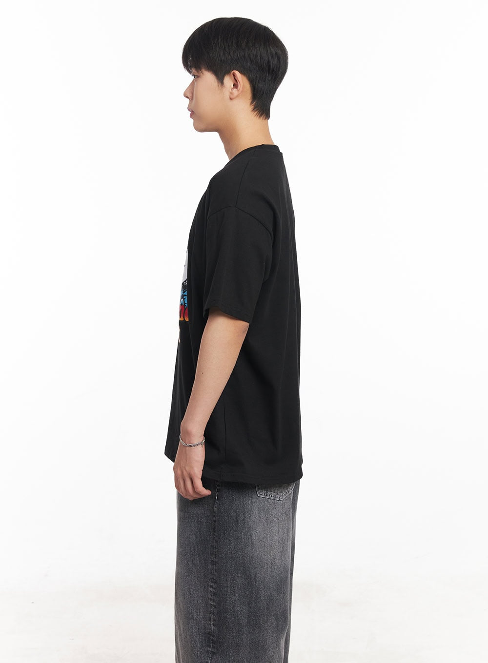 Men's Compound Graphic Oversize T-Shirt IA525