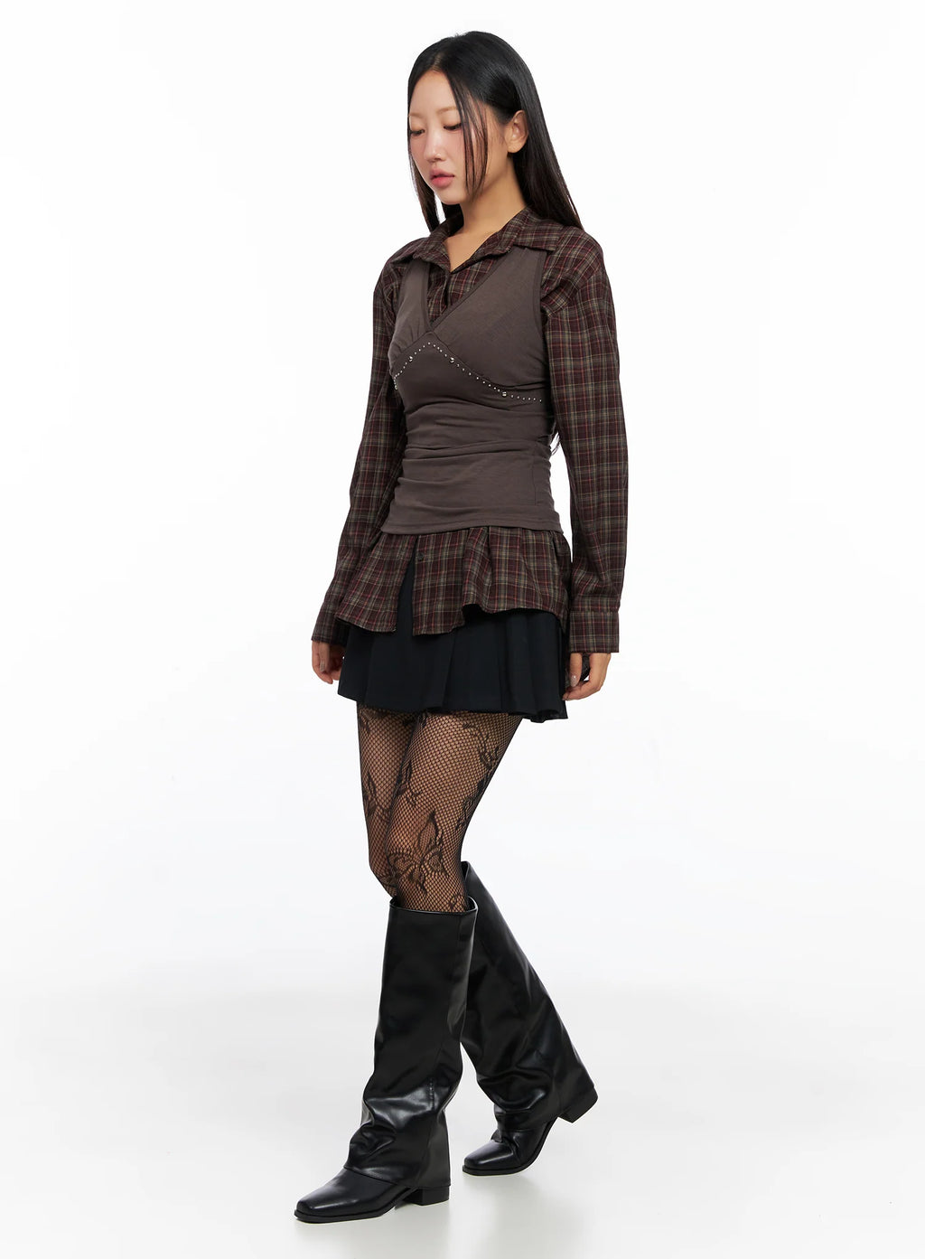 Studded Halter SleeveLess Top CO515