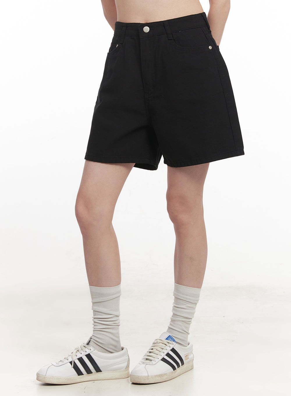 Essential Cotton Midi Shorts CA501