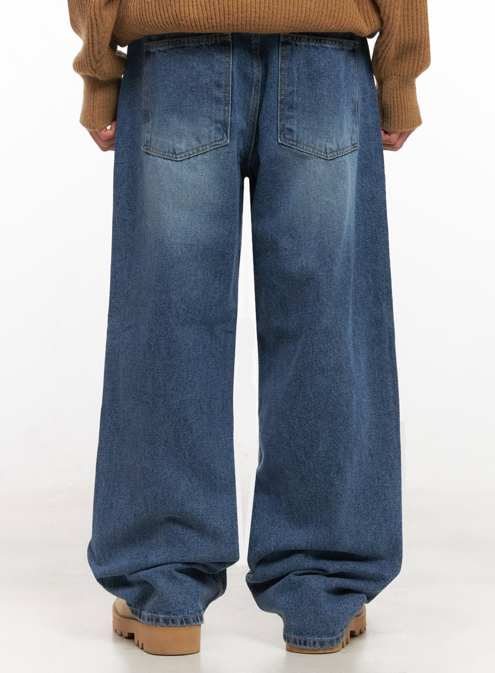 Men's Classic Wide-Leg Denim Jeans ID427