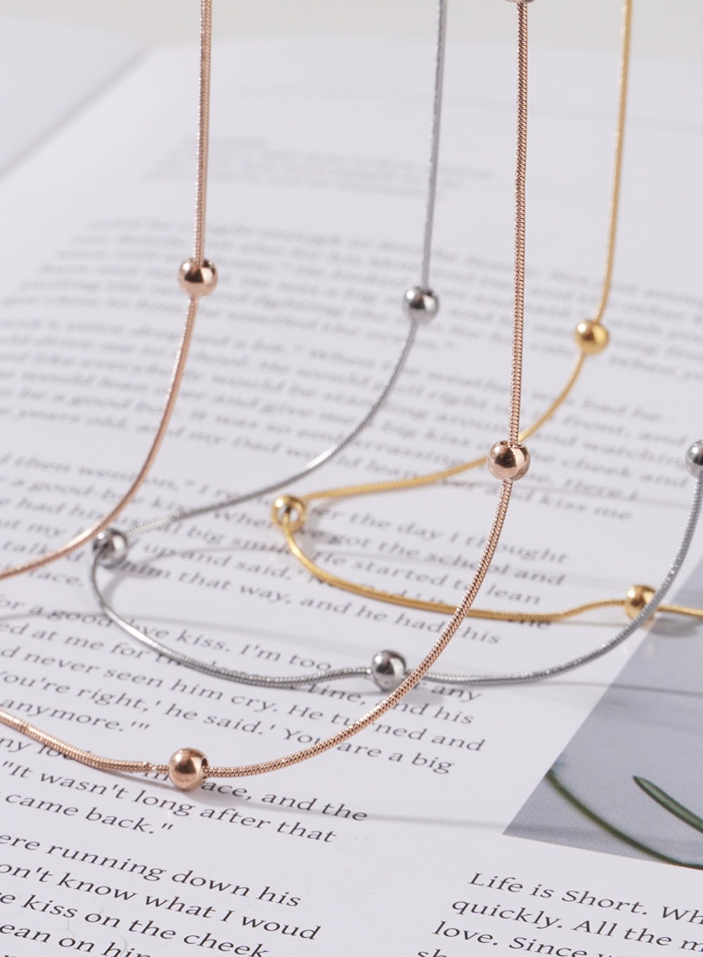 Take Ball Chain Necklace IL405