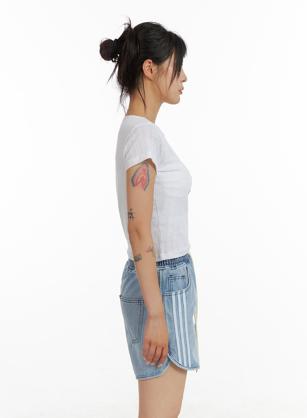 Cotton Graphic Crop Top CL415