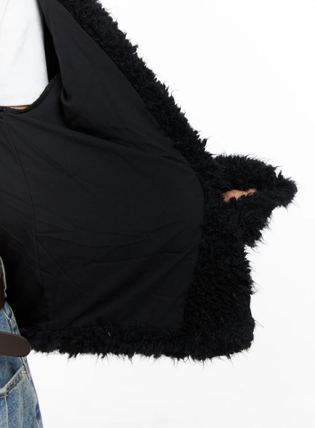 Cozy Faux Fur Cardigan CS524