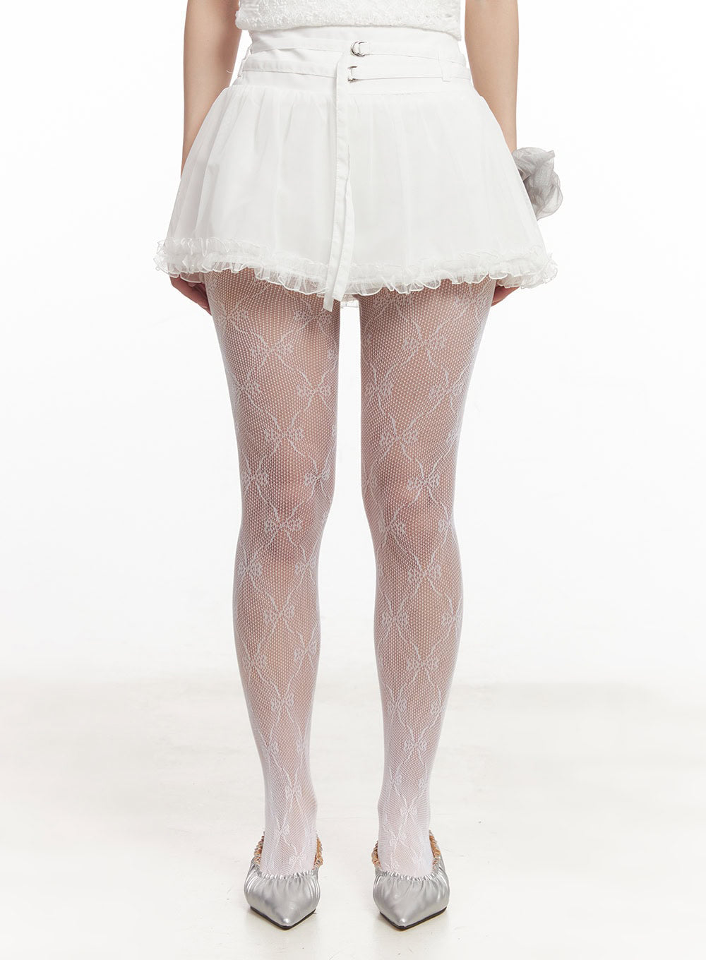 Royal Lace Frill Mini Skirt IM528