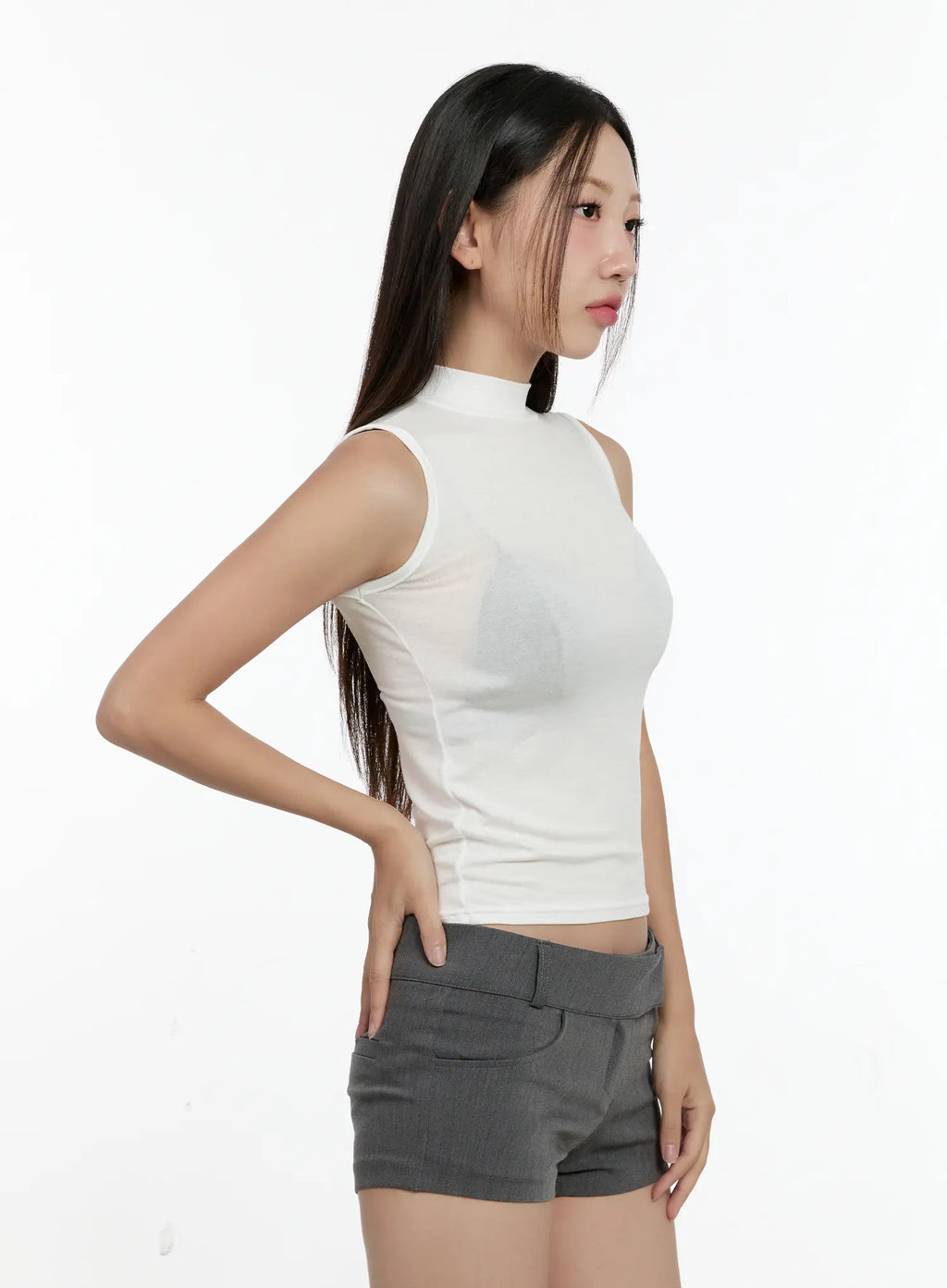 Mock Neck Tank Top CG501
