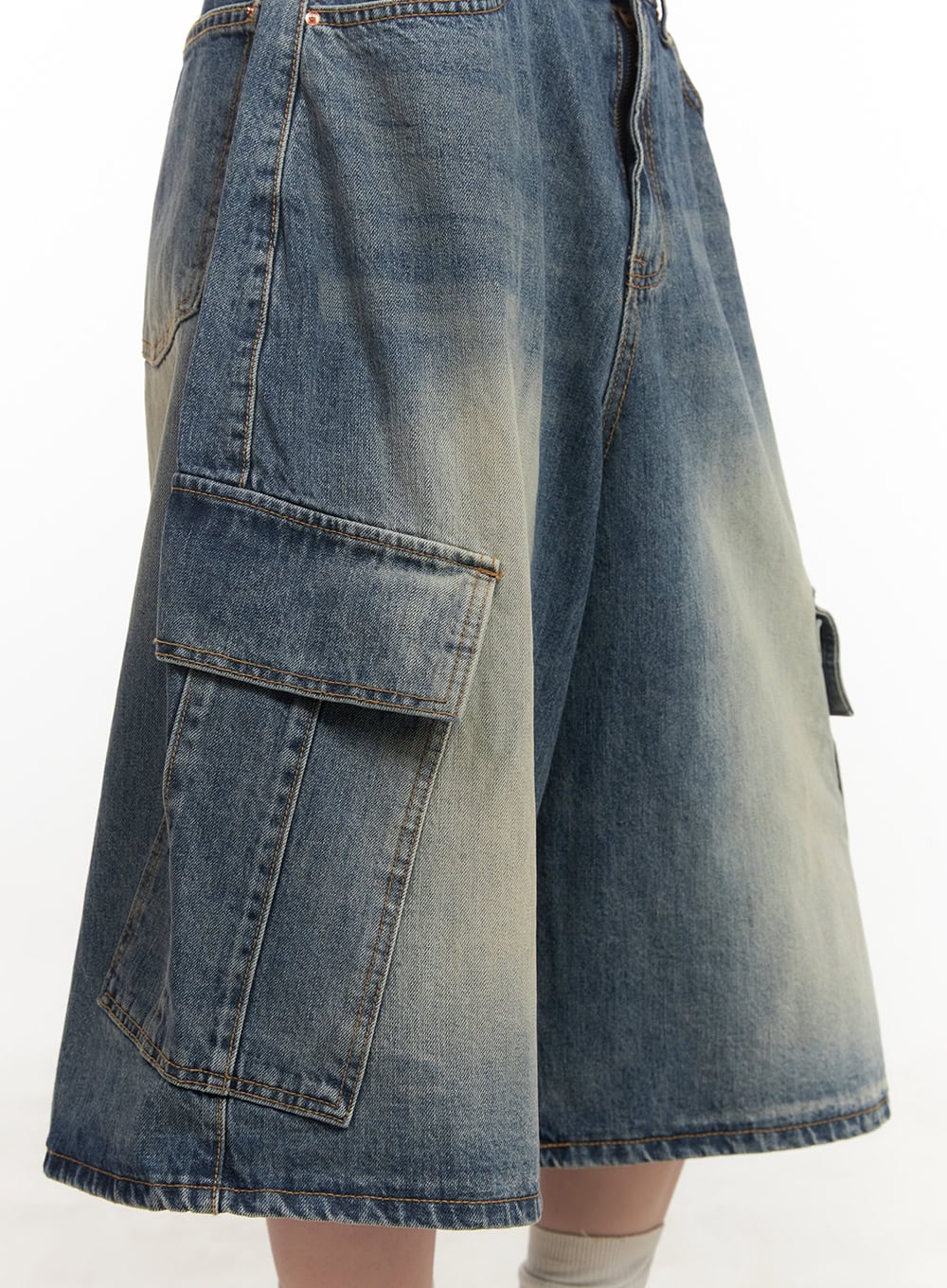 Cargo Bermuda Denim Shorts CF514