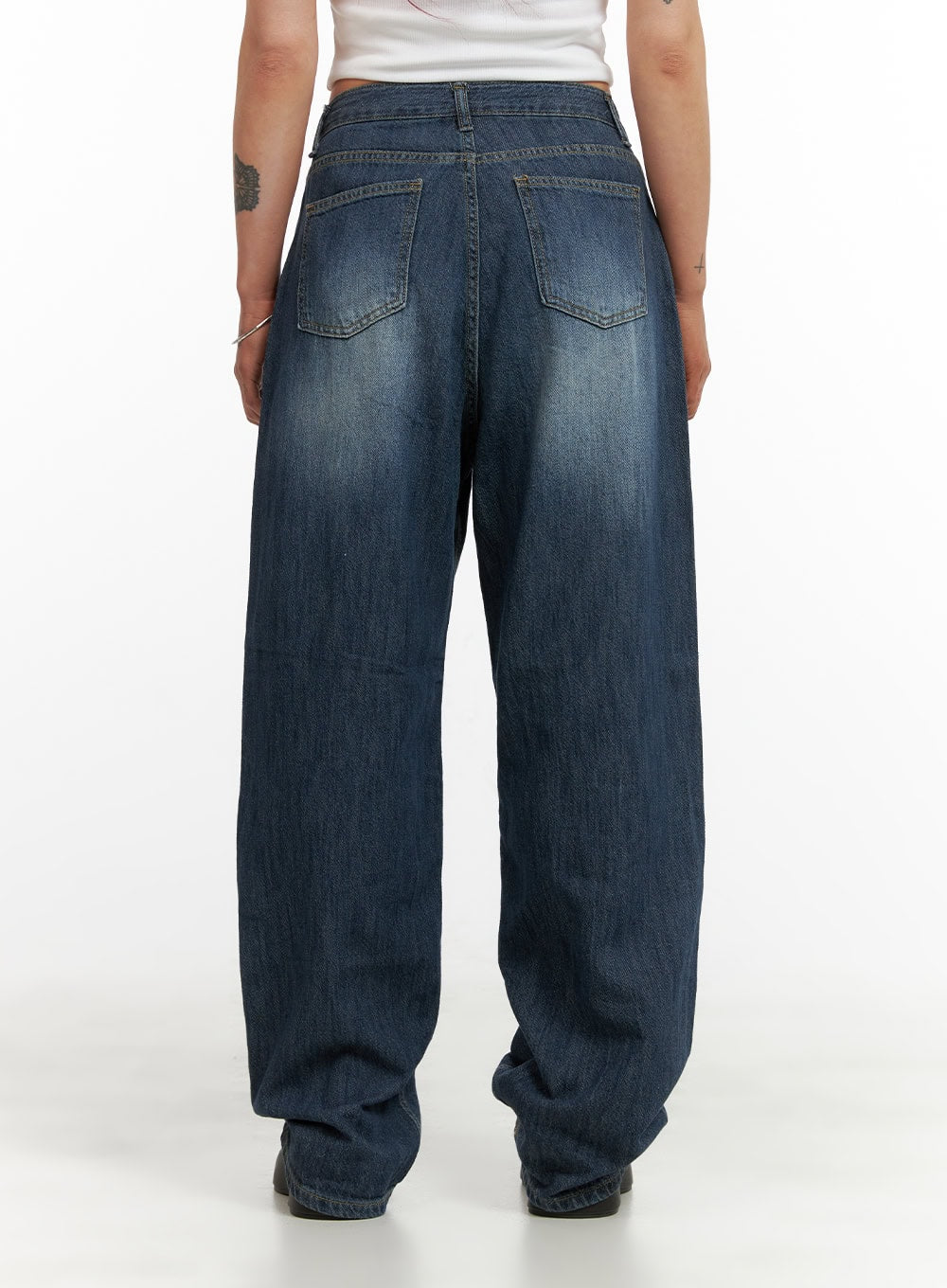 Wide Fit Baggy Jeans CY430
