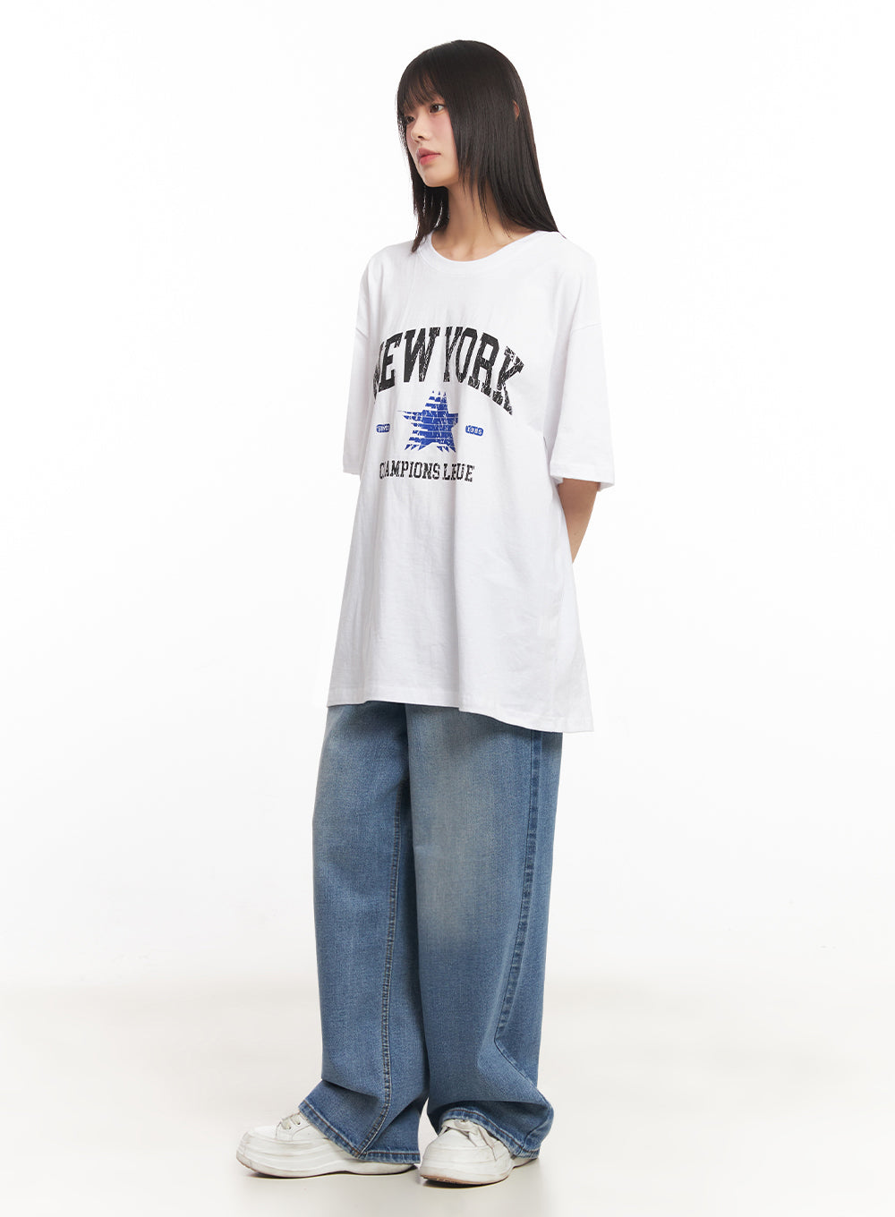 NY Graphic Oversize T-Shirt IY502