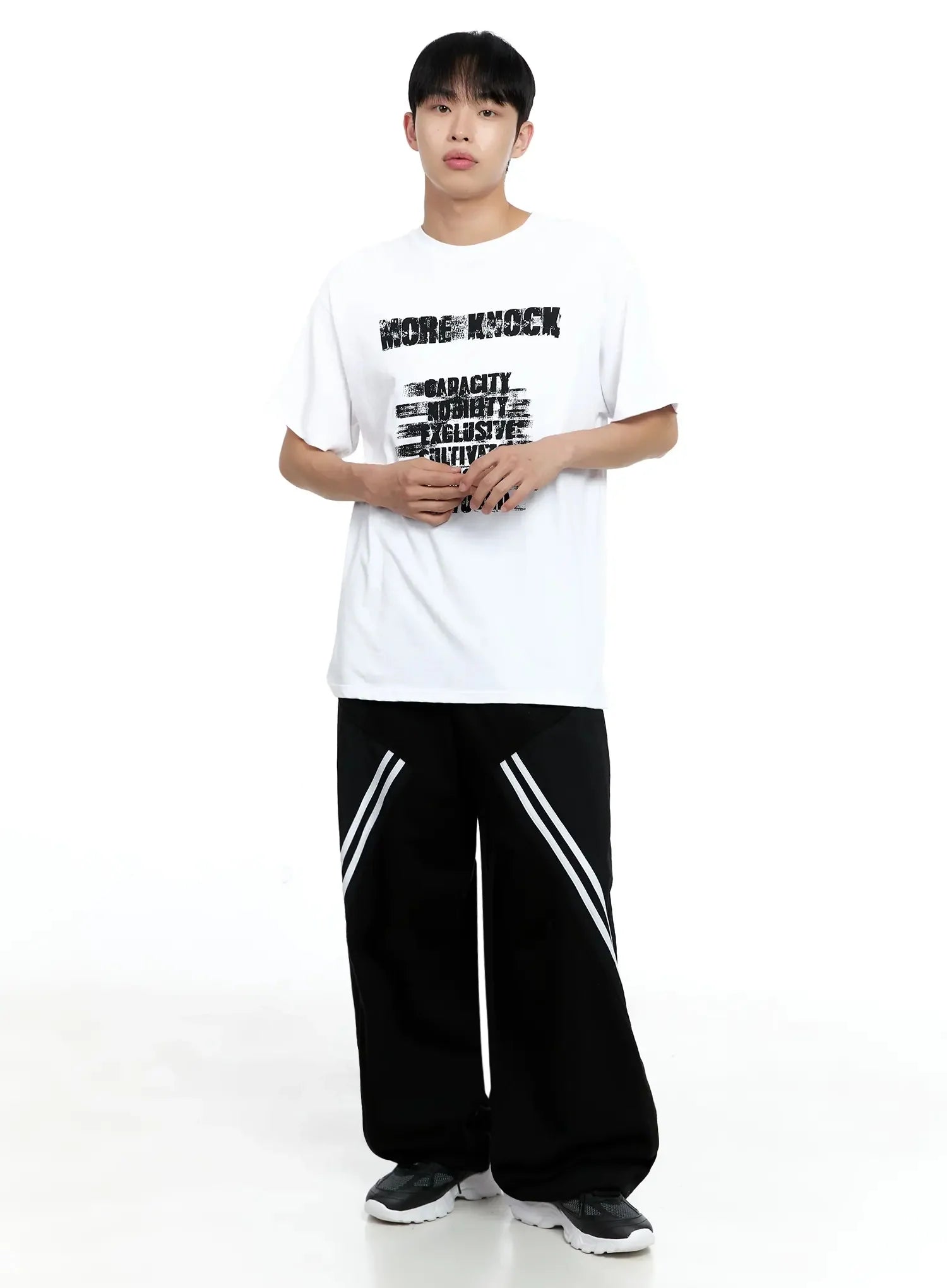 Men's Text Graphic T-shirt IG520