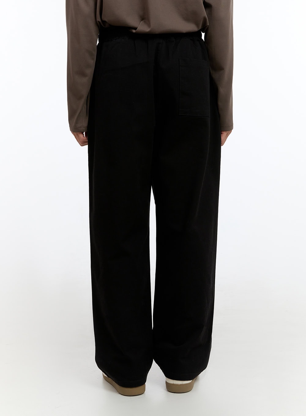 Men's Classis Cotton Solid Wide Pants IS412