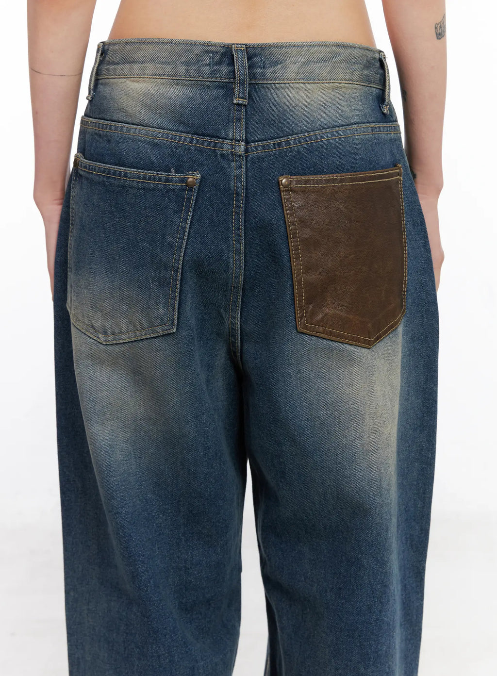 Xyla Vintage Pocket Baggy Jeans CO507