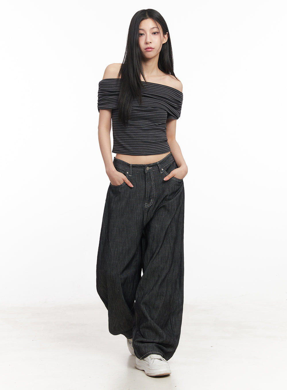 Lilli Wide-Leg Baggy Jeans IY516