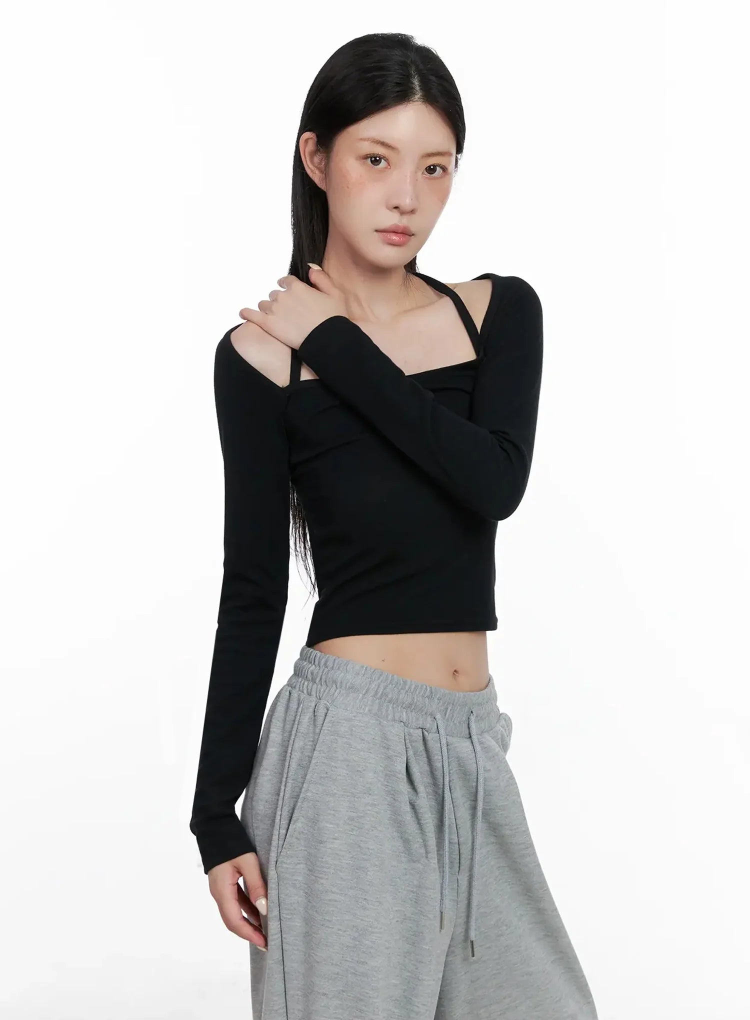 Long Sleeve Bolero Top IS508