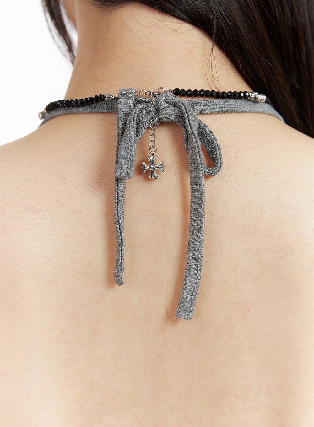 Beaded Cross Necklace CL422