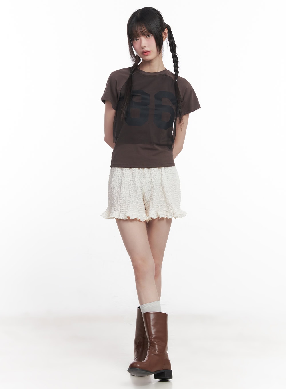 Frill Loose-Fit Shorts CU505