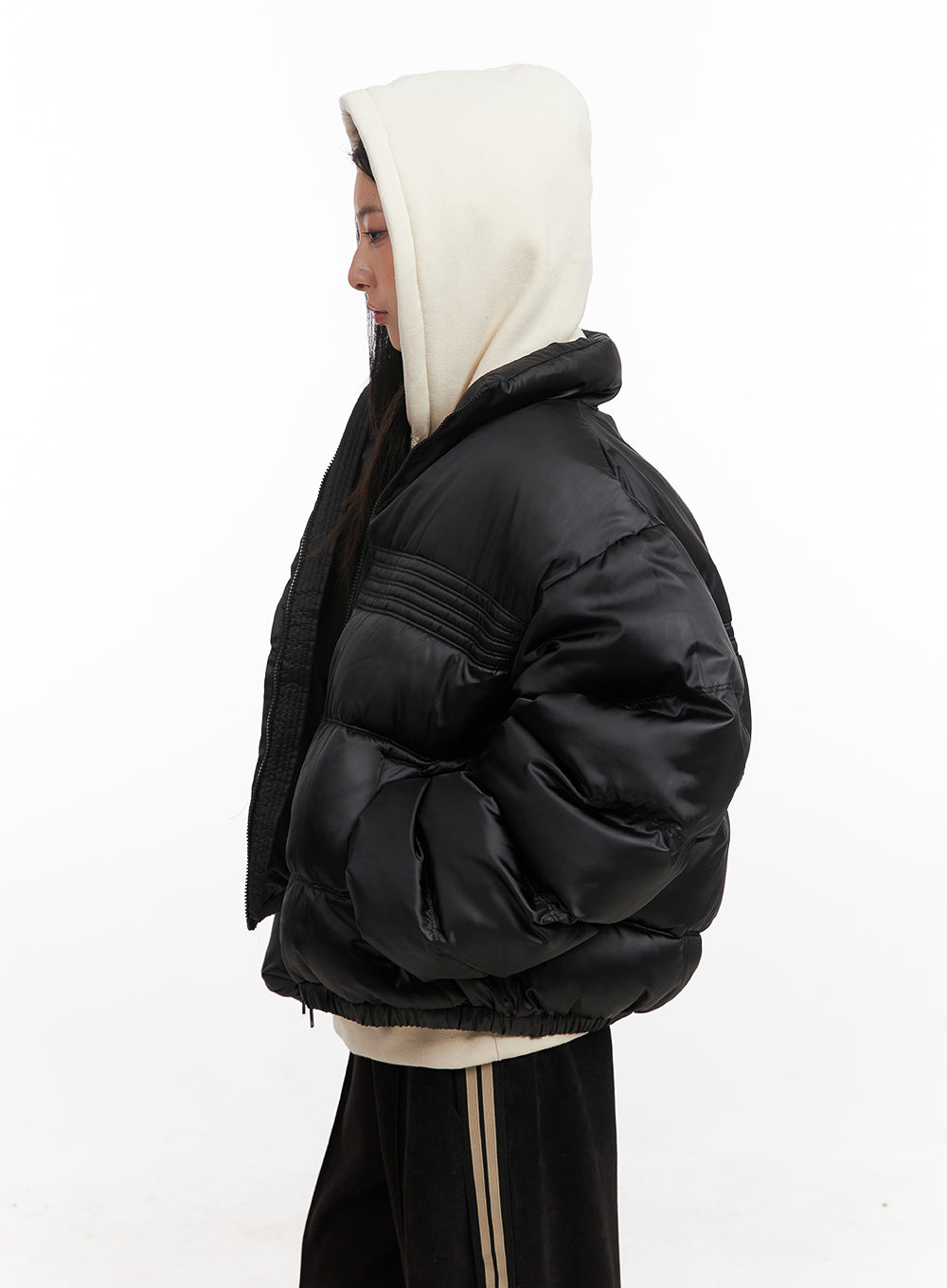 ZipUp Oversize Puffer Coat CN428