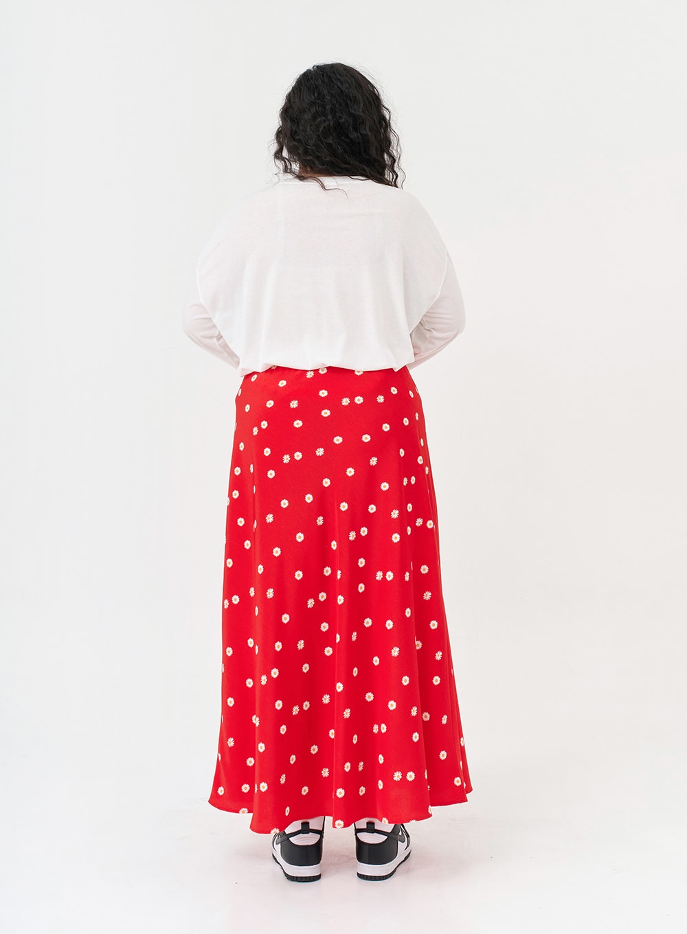 Plus Basic Span Round Neck Long Sleeve T-Shirt IG09