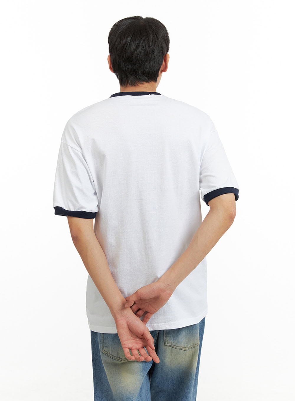 Men's Contrasting Graphic T-Shirt IU419