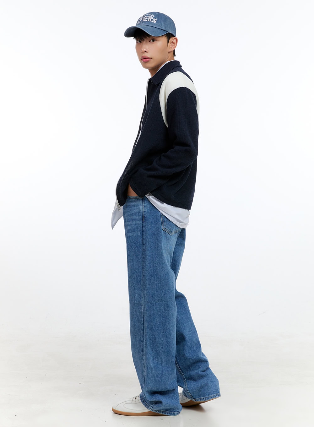 Men's Knit Zip-Up Jacket IG416