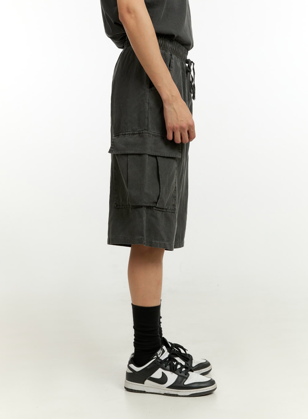 Men's Washed Cargo Shorts IL412