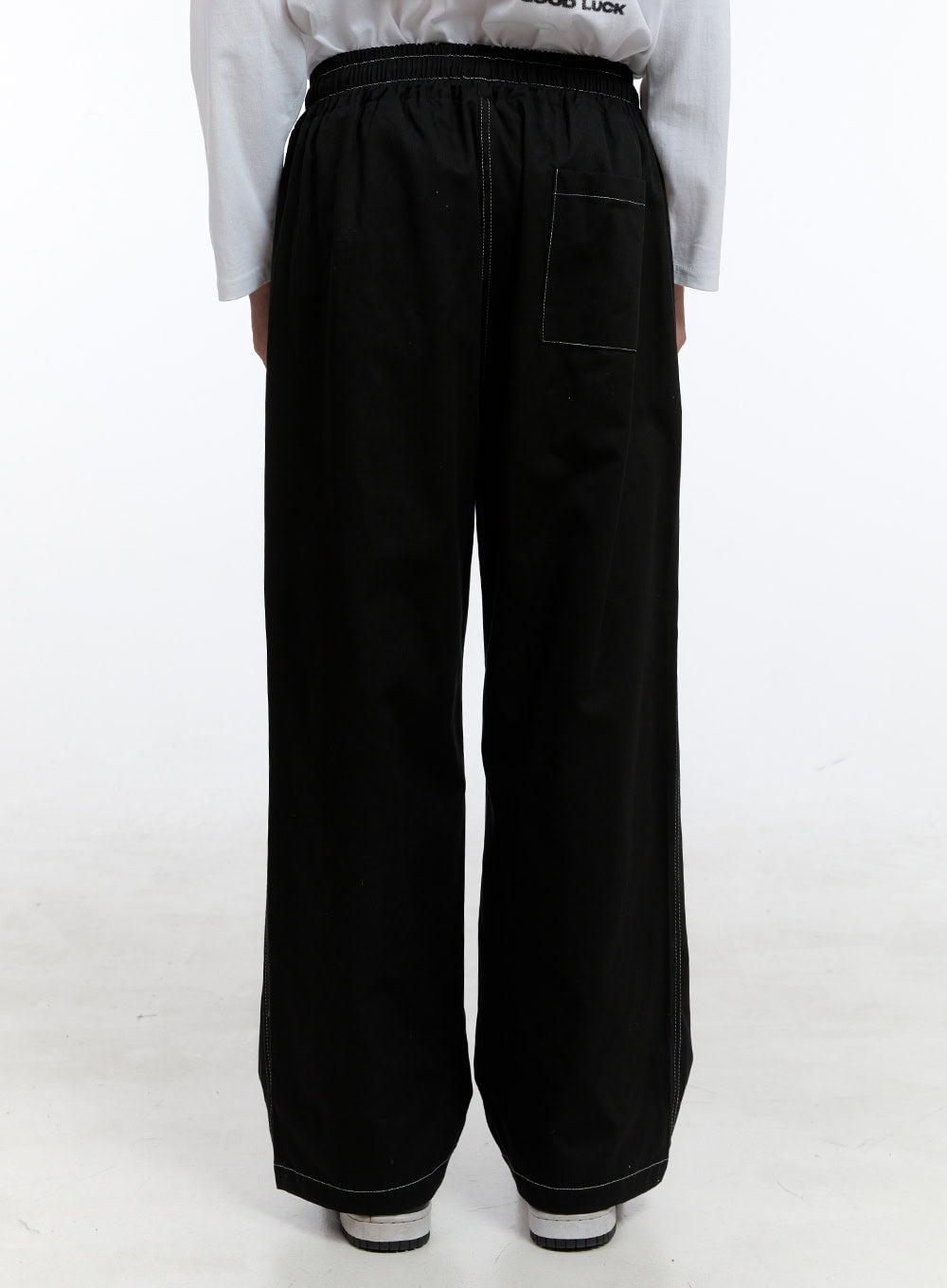 Men's Cotton Stitched Wide Fit Pants IG427