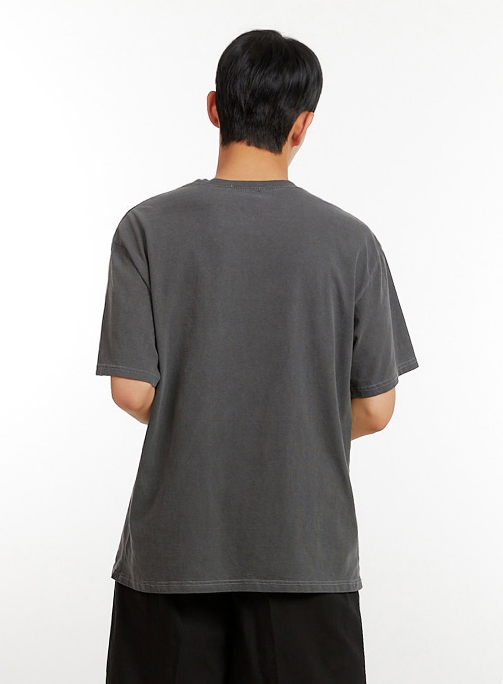 Men's Cotton Graphic Round Neck T-Shirt IU427