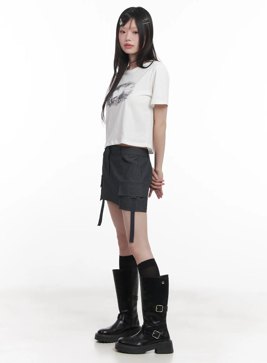 Graphic Crop T-Shirt CU520