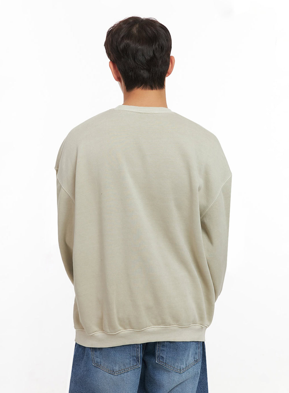 Men's Casual Long-Sleeve Oversized Tee ID427