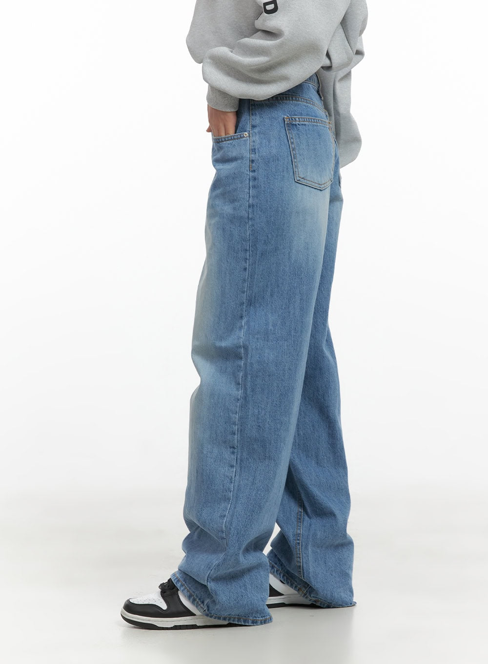 Noelle Wide Fit Denim Pants CO402
