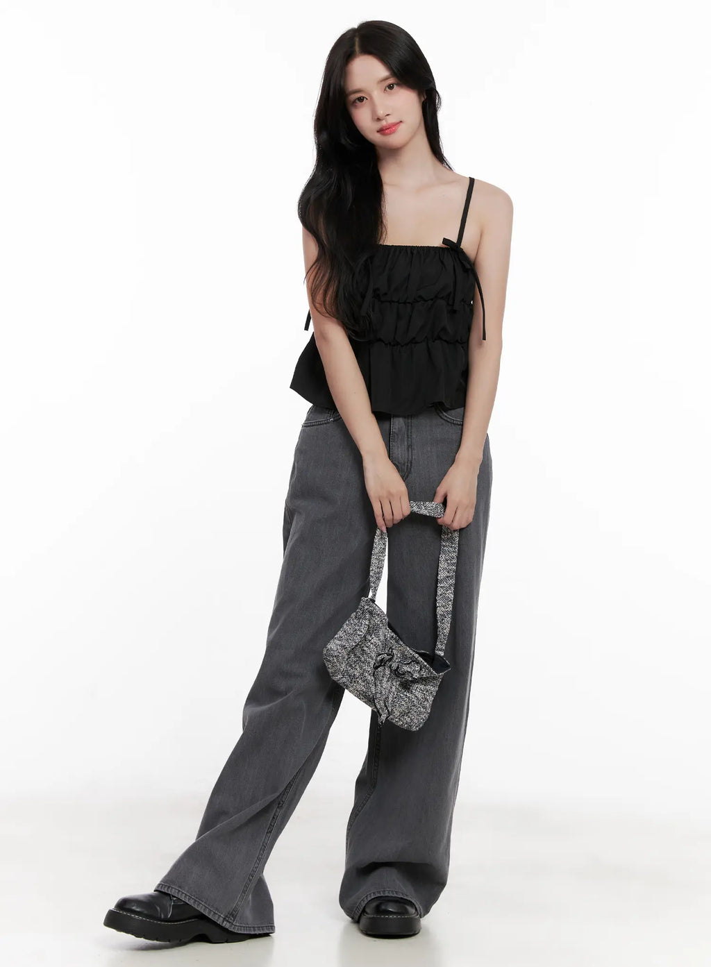 Bow Slouchy Shoulder Bag CL516