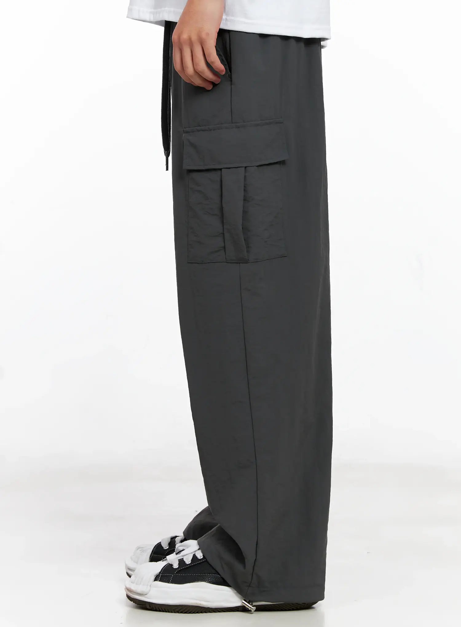 Men's Cargo Drawstring Pants IG508