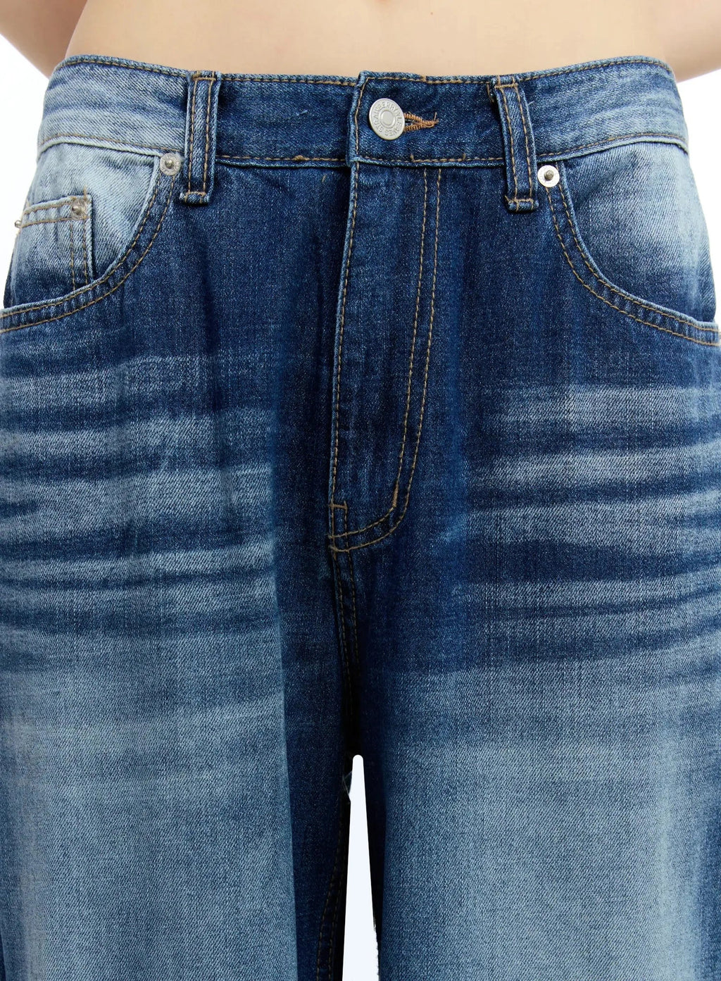 Yoonchae Washed Wide-Leg Jeans IU525