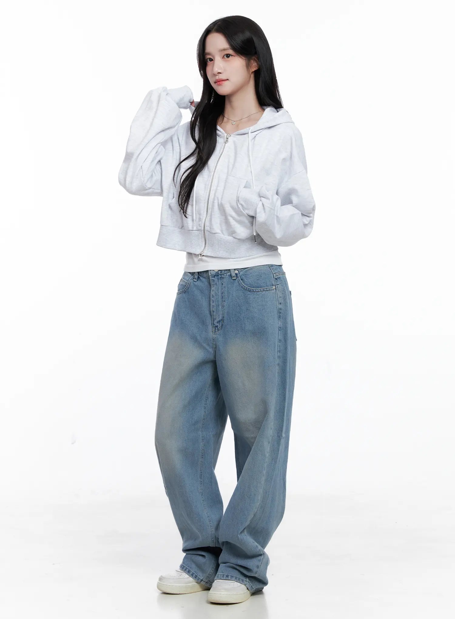 Han Faded Baggy Jeans CS519